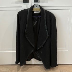 Black tweed blazer